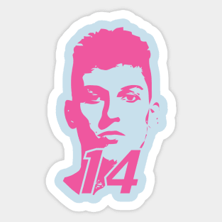 Tyler Herro Portrait Sticker